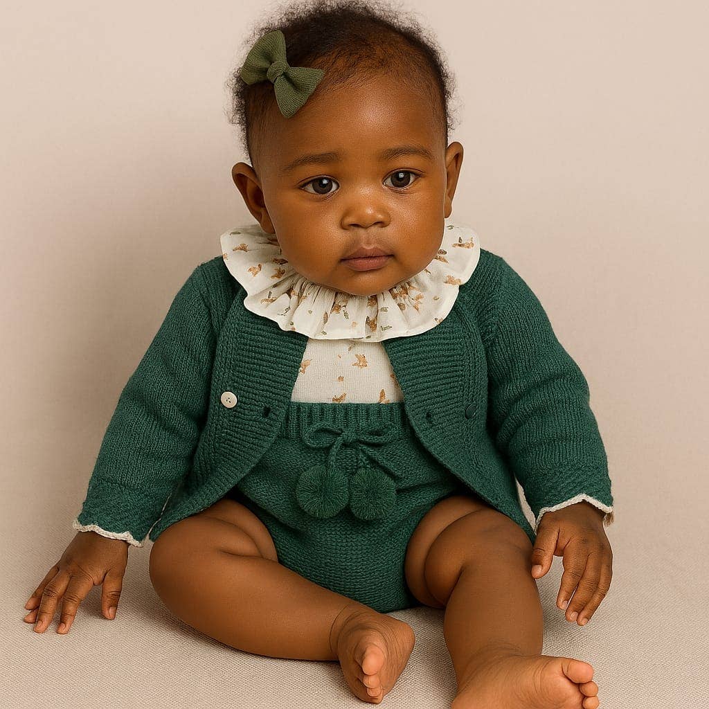 Cotton Socks - Wholesale Clothing Set - Baby - 472 Knit set with shirt + cover + coat11