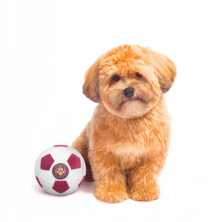 Floofball - Wholesale Pet Plush Toy - Dog - Atlanta Chewnited Plush Soccer Ball Dog Toy