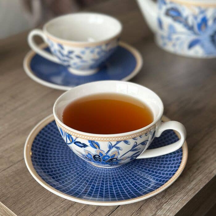STP - Wholesale Tea Set - Melodie de Fleurs Porcelain Tea Set of 5 pcs