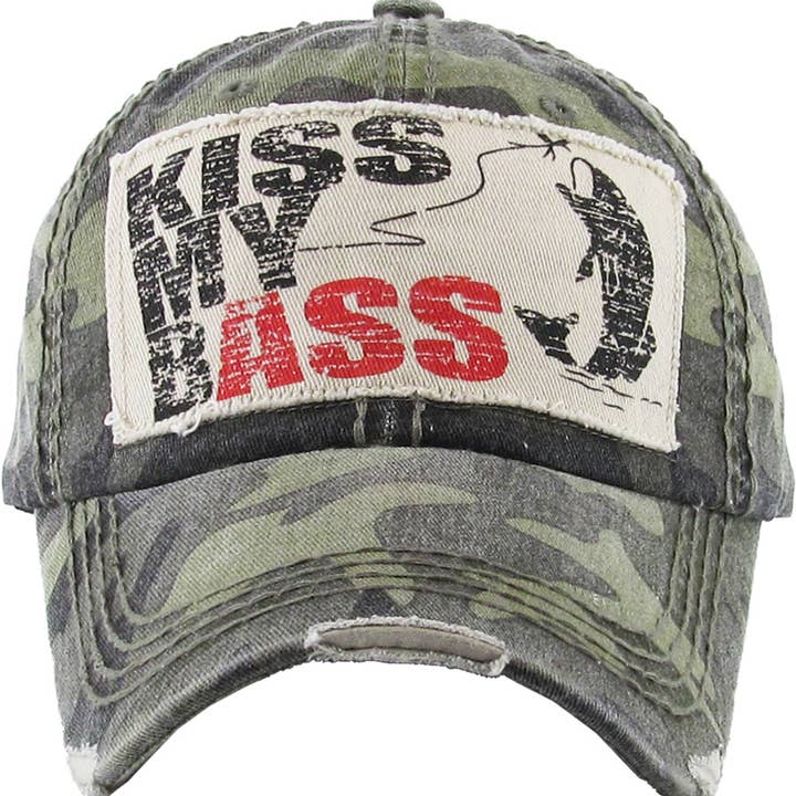 KBETHOS - Wholesale Baseball Cap - Unisex - Kiss My Bass - Baseball Cap
