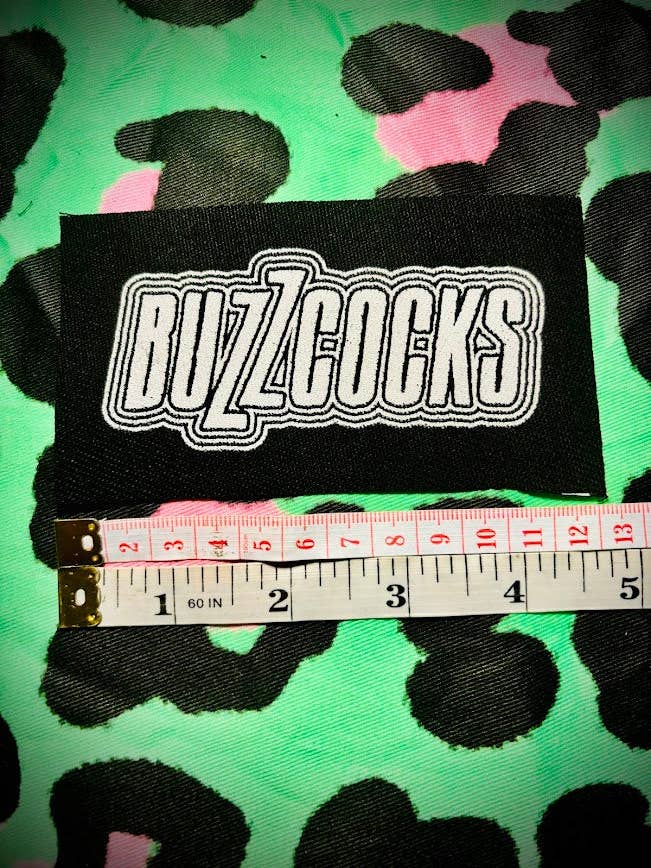 Buzzcocks patch. for wholesale by Three Raccoons
