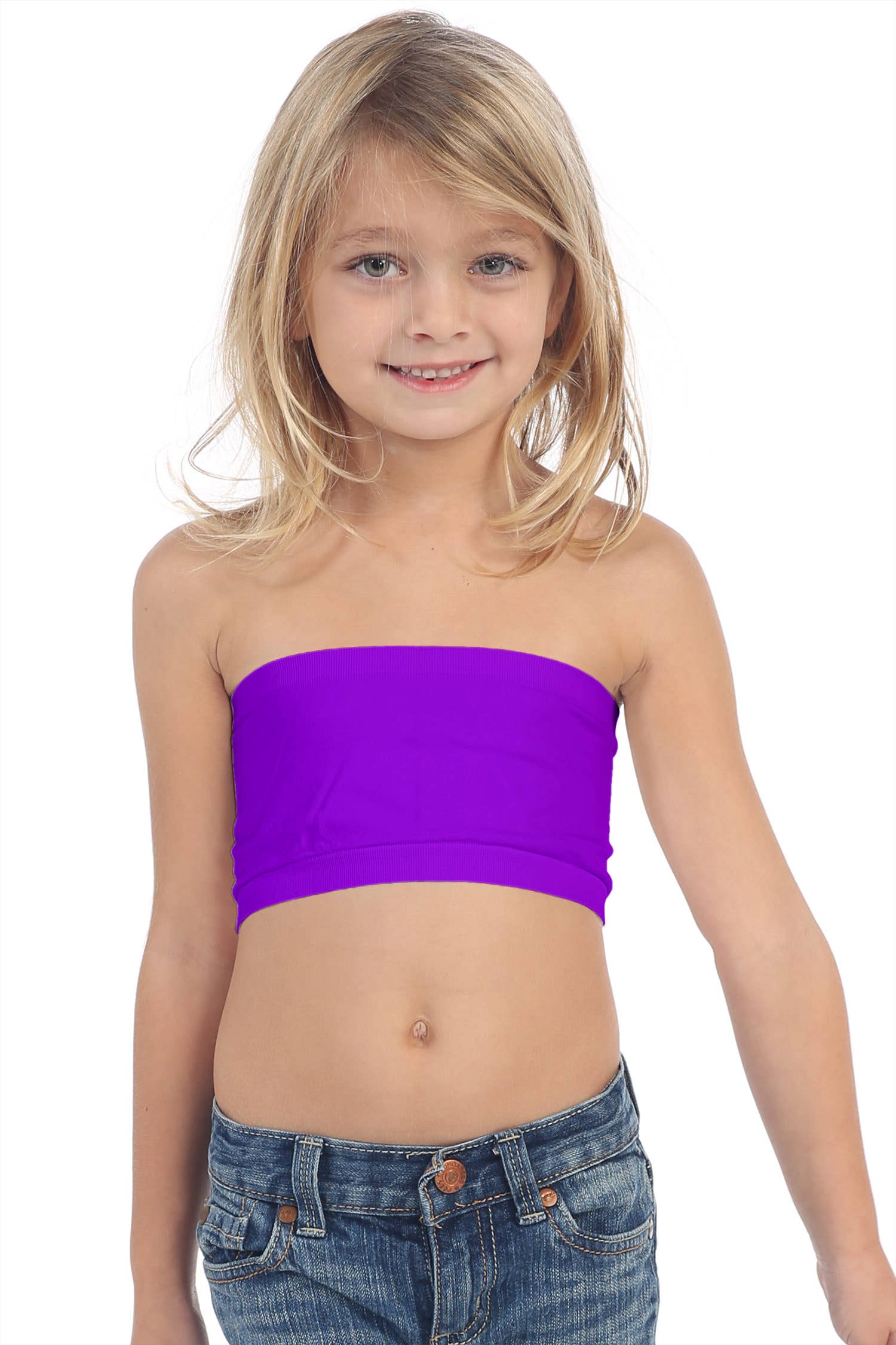 KurveShop - Wholesale Tank Top - Kids - KIDS BANDEAU TUBE TOP7