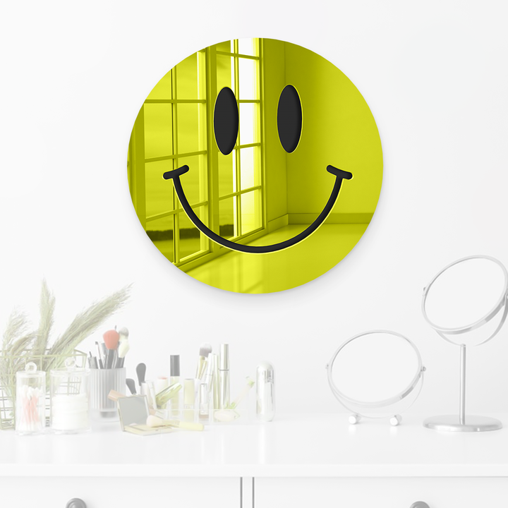 4ArtWorks – wholesale Wall mirror – Happy Face | Acrylic Art | Mirrored Wall Decor5
