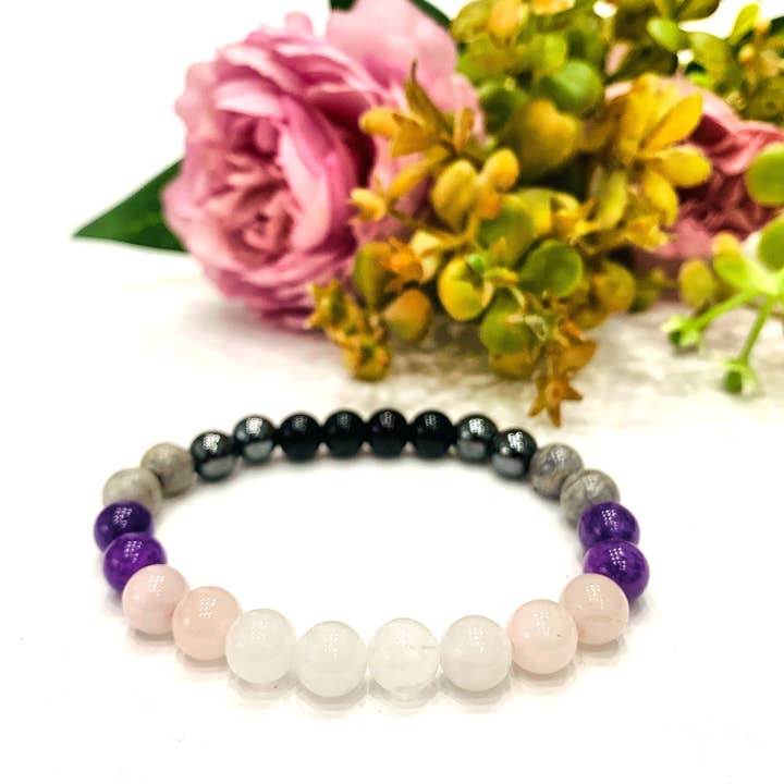 Indian Dreams Empathy – Empatisk skyddsarmband i naturlig hård sten med stretch för wholesale av Atisha Spiritual Shop