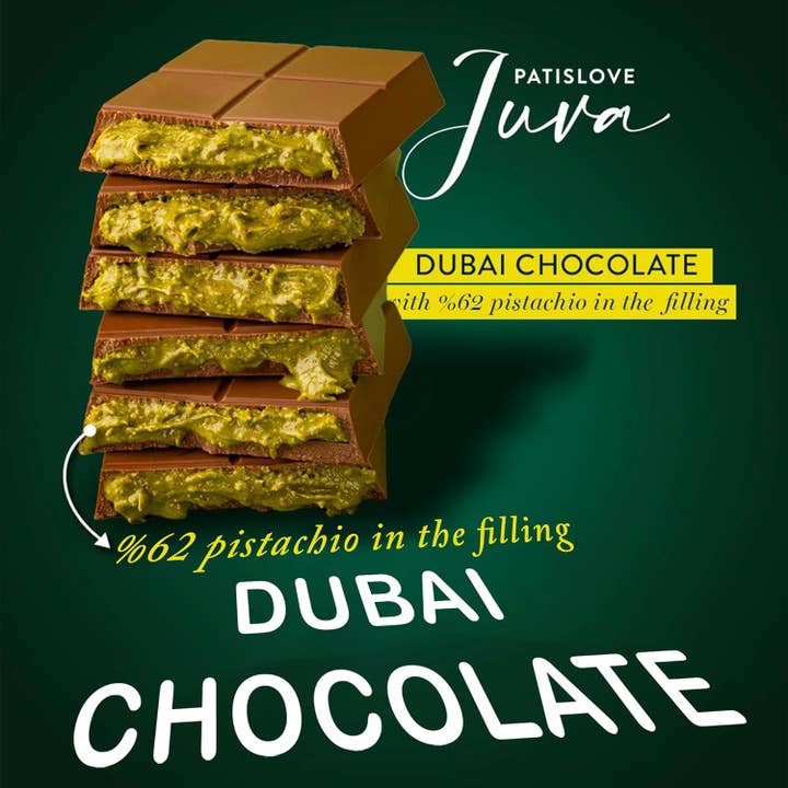 Swiss Chocolate Co. - Wholesale Chocolate - Dubai Chocolate Bar – Premium Gourmet Chocolate 30g