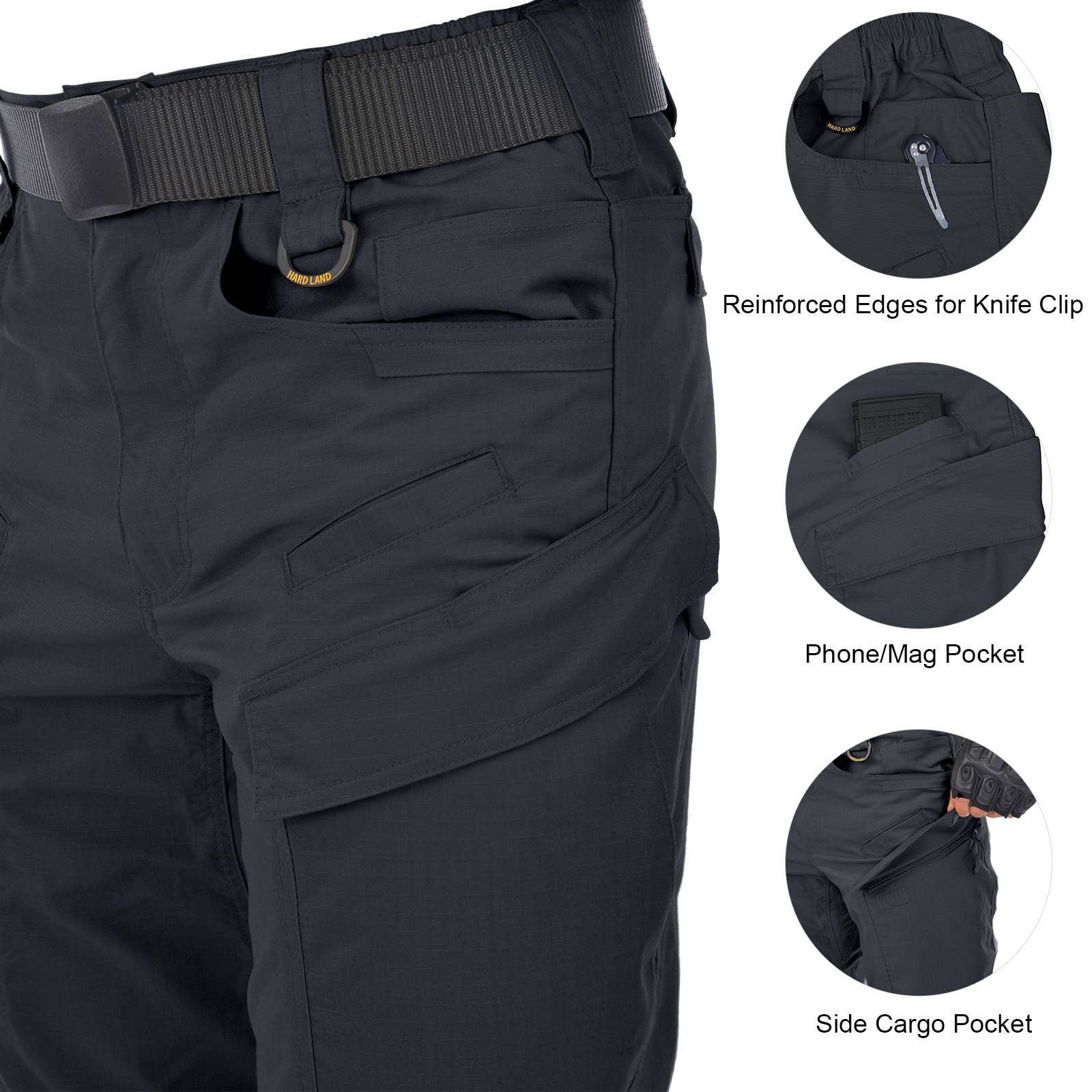 Qing Dao Lai Si Ma Te Fang Zhi You Xian Gong Si - Wholesale Pants - Men's - Men's Work Cargo Pants Ripstop 14 Pockets Water Resistant13