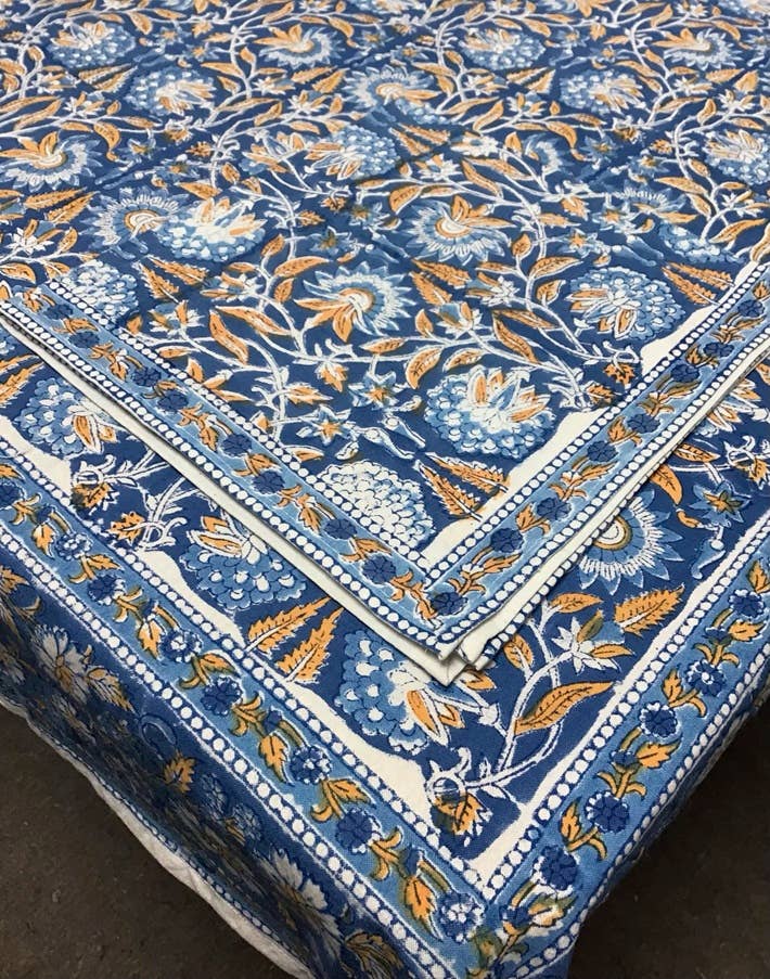 natural habitat - Wholesale Tablecloth - Tablecloth 60X 90 Sarah Blue1