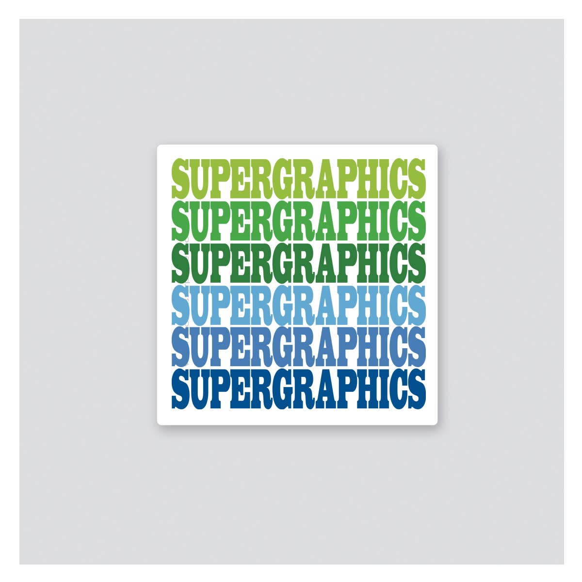 Rock Scissor Paper - Wholesale Sticker - Personalized City Sticker - Supergraphics repeat name drop1