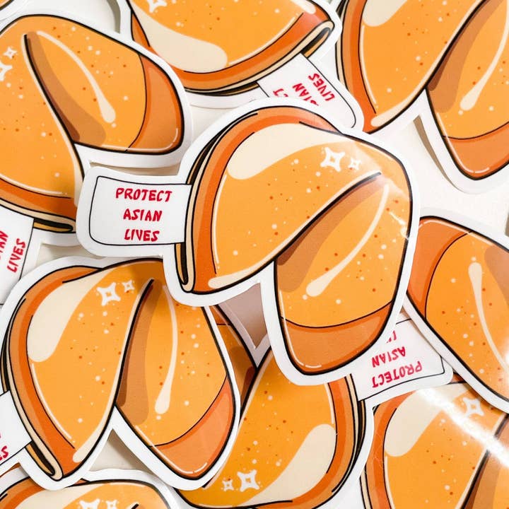 Autocollant Asiatique Fortune Cookie pour la vente par SimplyMKO