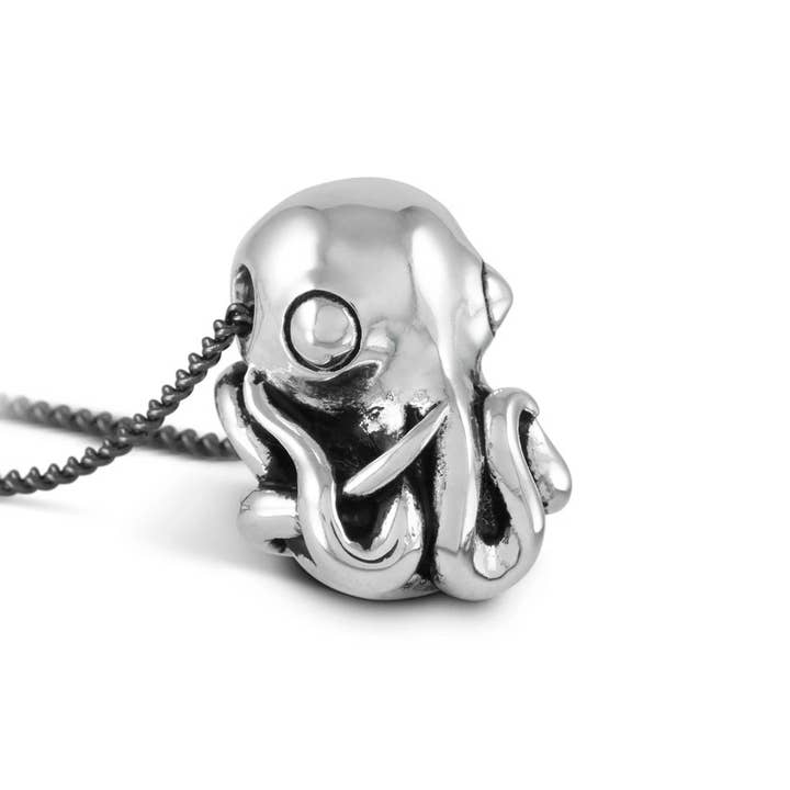 Octopus Halskette - Silber für den Großhandel von Lost Apostle