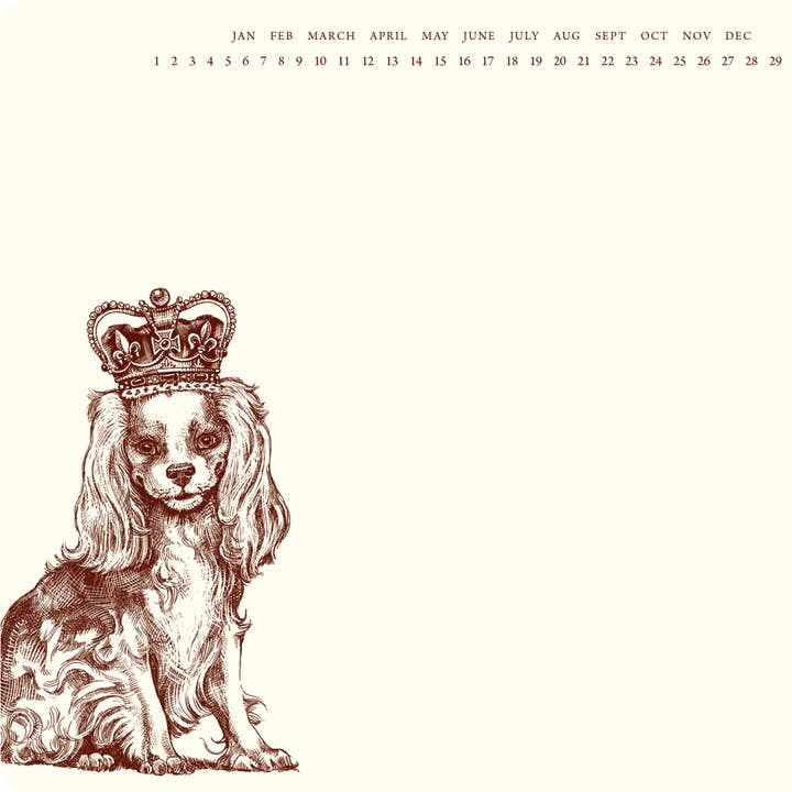 Alexa Pulitzer - Wholesale Notepad - King Charles Cavalier Mousepad Notepad