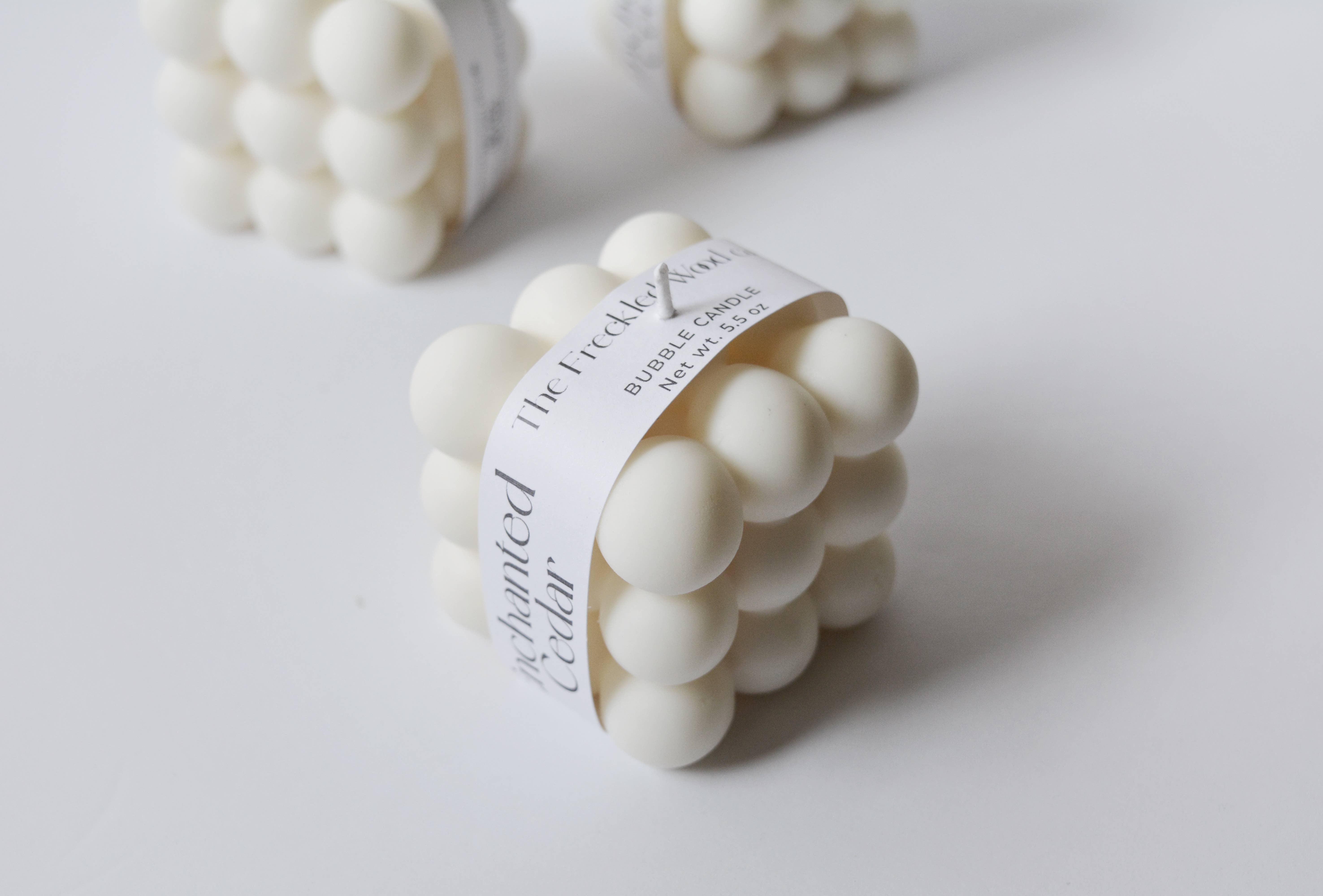 The Freckled Wood Co. - Wholesale Novelty Candle - Bubble Candle, Soy Wax Candle, Pillar Candle, Soy Pillar1