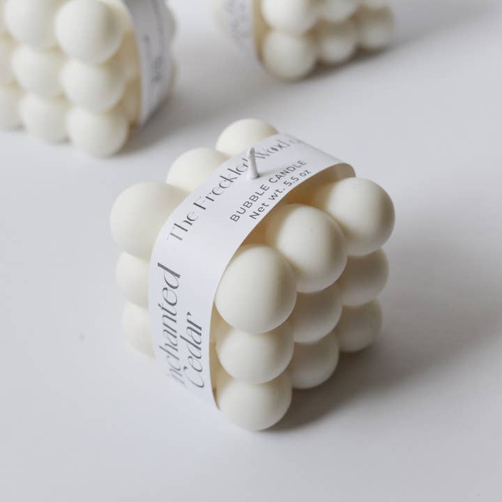 The Freckled Wood Co. - Wholesale Novelty Candle - Bubble Candle, Soy Wax Candle, Pillar Candle, Soy Pillar1