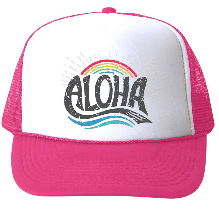 Aloha Rainbow Trucker Sombrero (varios colores) para venta al por mayor de Bubu