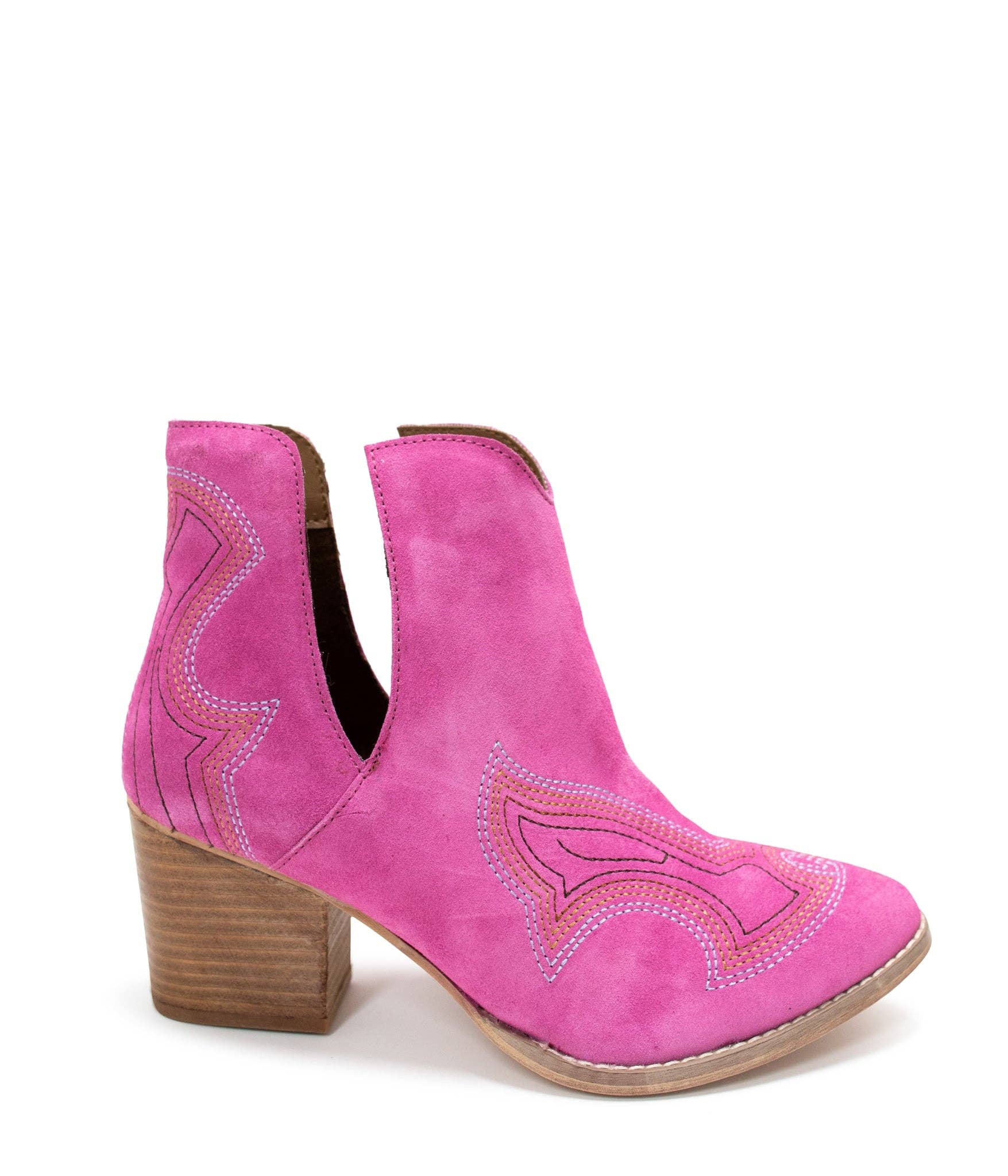 Naughty Monkey Open Pack - Wholesale Booties - Women's - Journee Ankle Boots in Magenta4