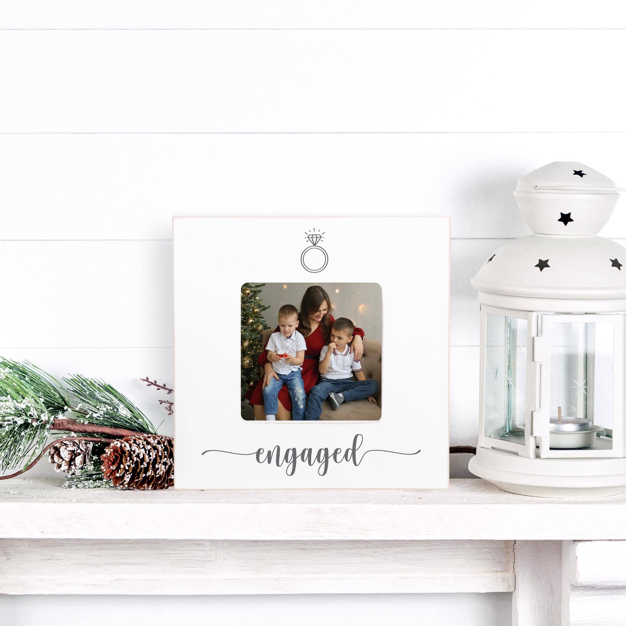 Clairmont & Co - Wholesale Picture Frame - Engagement Picture Frame, Engaged with Ring5