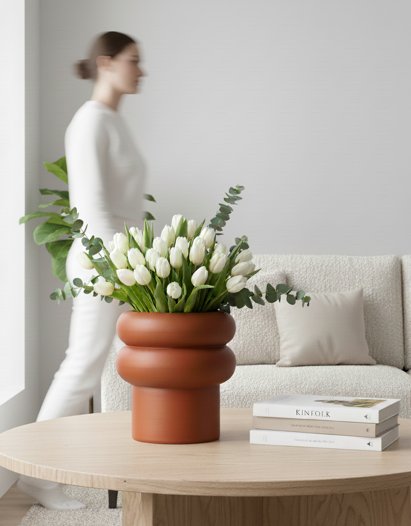 o cactuu - Wholesale Plant Pot - Ripple XL Pot - 28 x 26 cm - NEW - Christmas Decor - Garden10