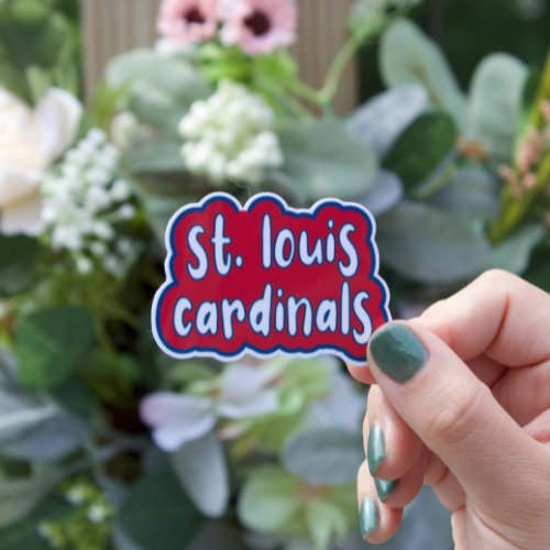Stick With It Design Co - Wholesale Sticker - St. Louis Cardinals Stickers• Baseball Stickers • Sports • Waterproof Stickers • Sticker Pack • Vinyl Sticker • Gifts for Him • Magnets3