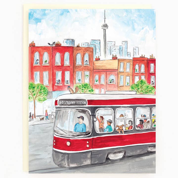 The Paperhood - Wholesale Everyday Greeting Card - Assorted Box Of 8 'Toronto Summer' Greeting Cards