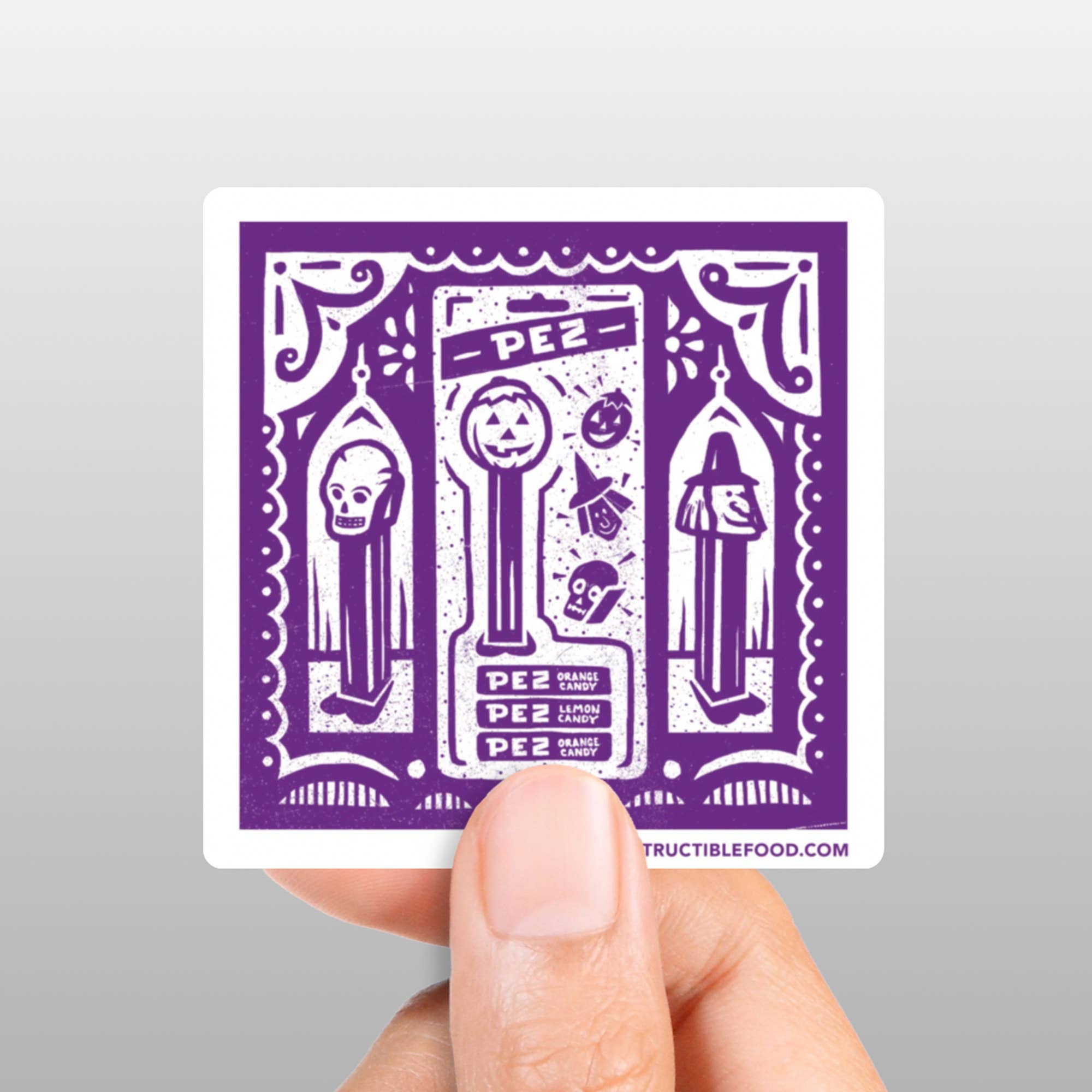 Indestructible Food – Engroshandel Klistermærke – PEZ klistermærke
