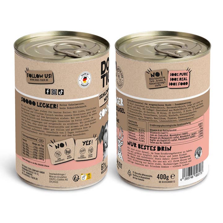 Dogs’n Tiger - Wholesale Pet Food - Dog - Dogs'n Tiger Adult Dog Food Sunday Hunters Game & Poultry4