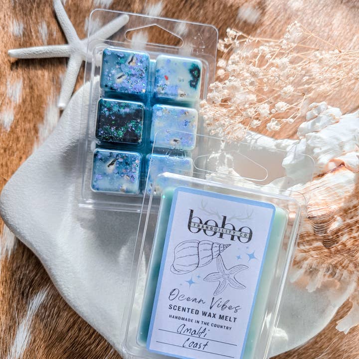 Boho Tranquility Co - Wholesale Wax melt - OCEAN VIBES WAX MELT CLAM1