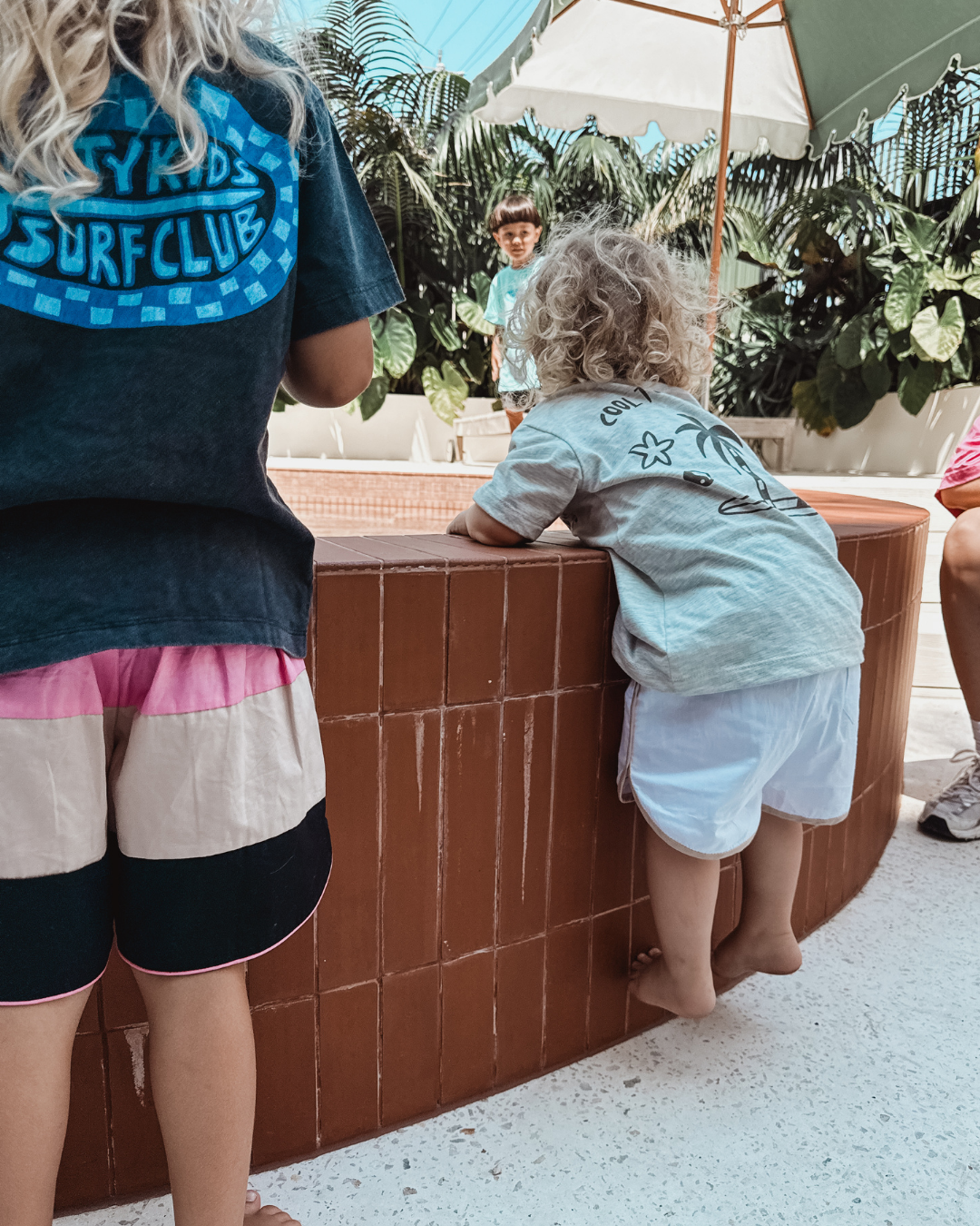 SAND N SALT KIDS - Wholesale Swim Shorts - Kids - Kids Colour Block Boardshorts1