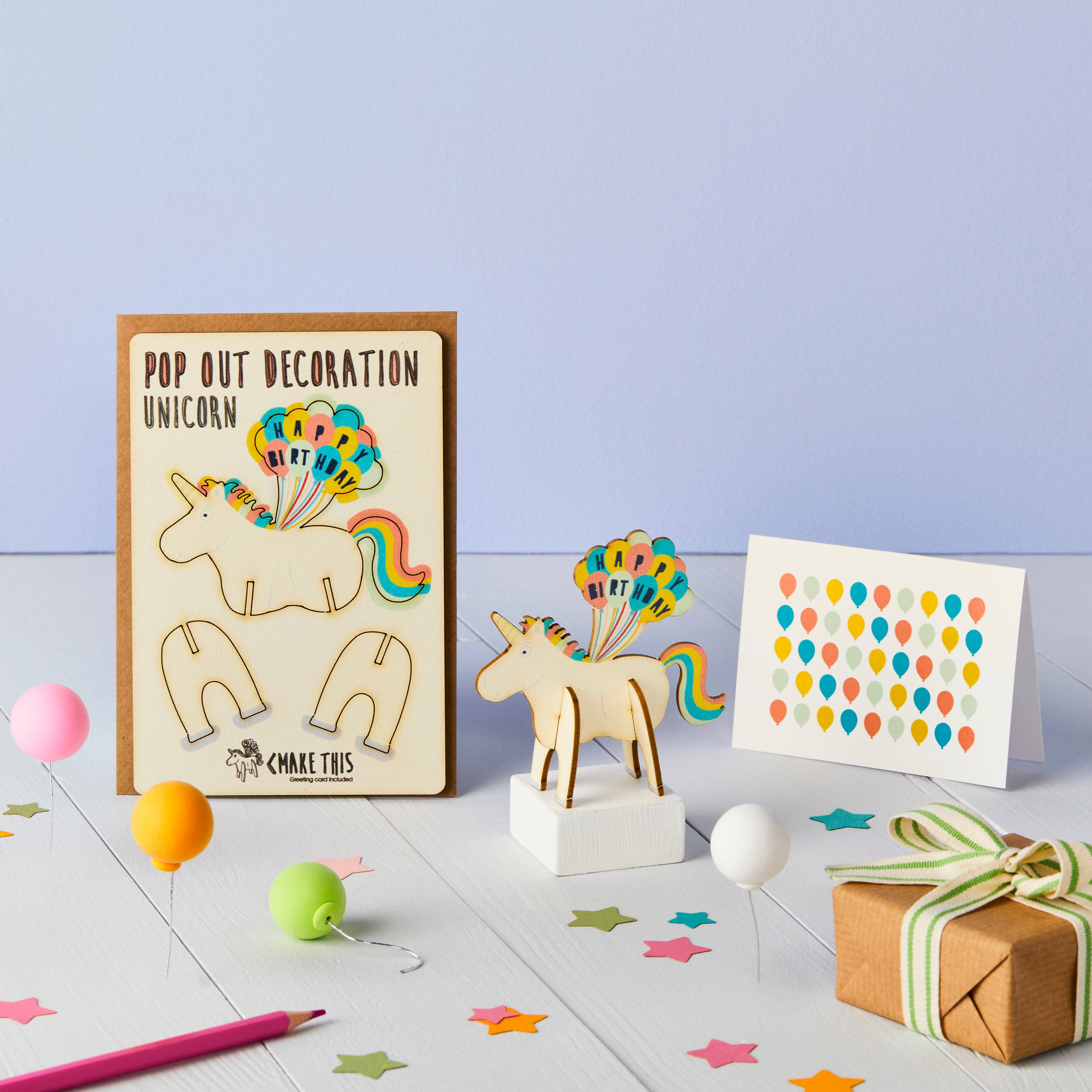 The Pop Out Card Company - Wholesale Birthday Card - Pop Out Happy Birthday Unicorn Card1