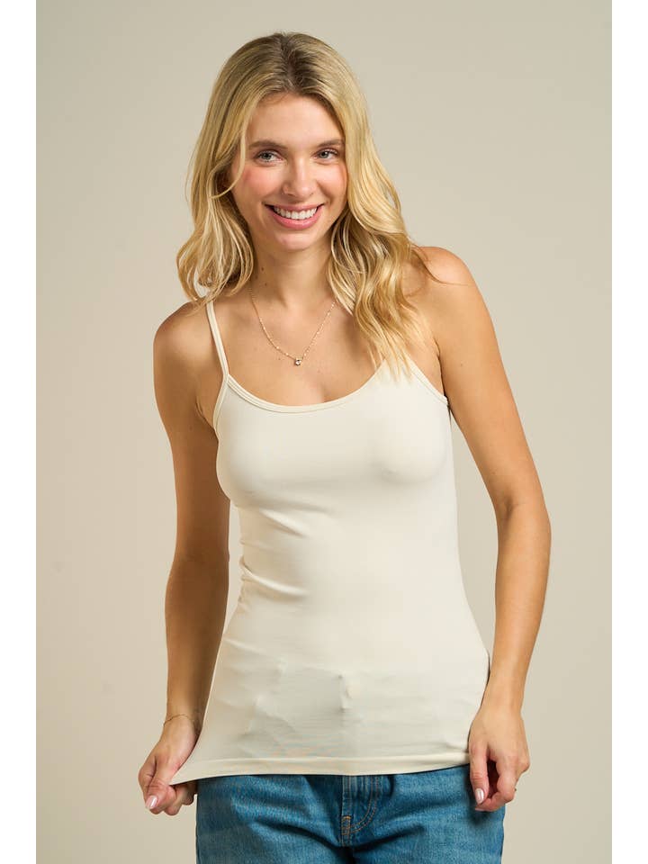 ANWND - Wholesale Tank Top - Women's - S55523-Essential Spaghetti Strap Cami34