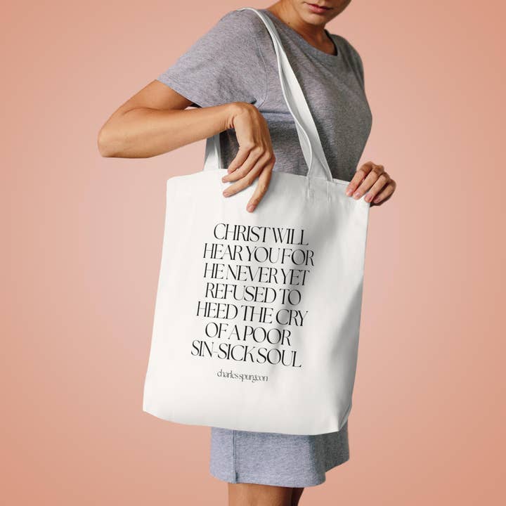 Eco-Friendly Inspirational Cotton Tote with Spiritual Quote for wholesale by Seeds of Truth Designs