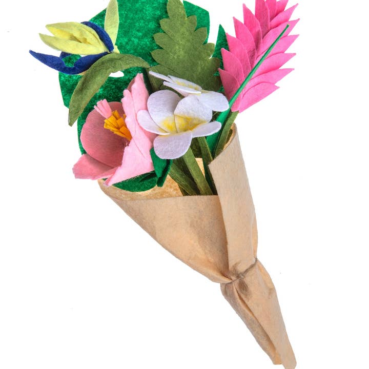 Silk Road Bazaar - Wholesale Artificial flowers - Petite Tropical Bouquet