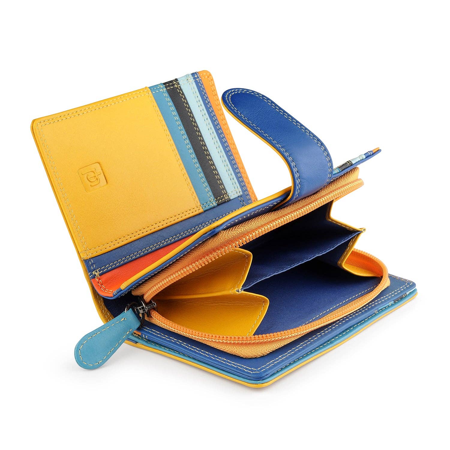 PRIMEHIDE - Venta al por mayor Cartera - Mujer - Monedero con doble solapa de la colección London - 608131