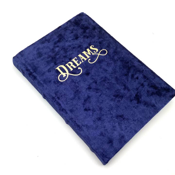 Agenda de objetivos personales con tapa de terciopelo de Journal DREAMS para venta al por mayor de All Little Cute Things