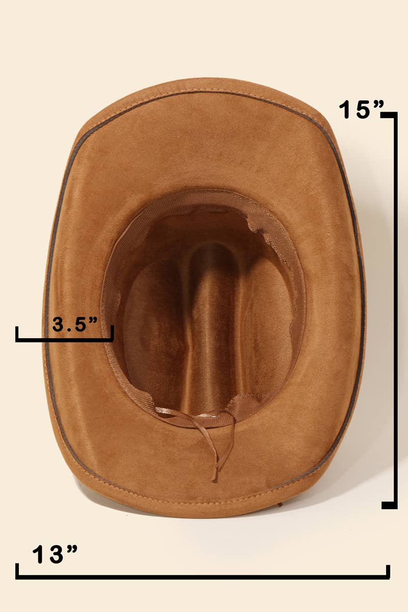 Anarchy Street - Wholesale Fedora - Women's - Western Heart Buckle Cowboy Hat4