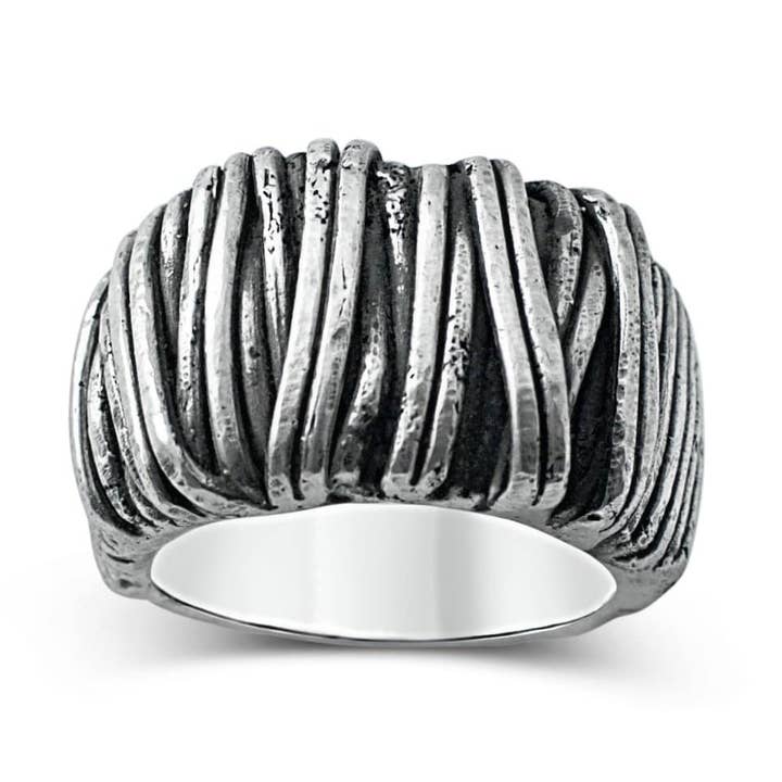 Men's ring Band rope for wholesale by Black Rock Jewel