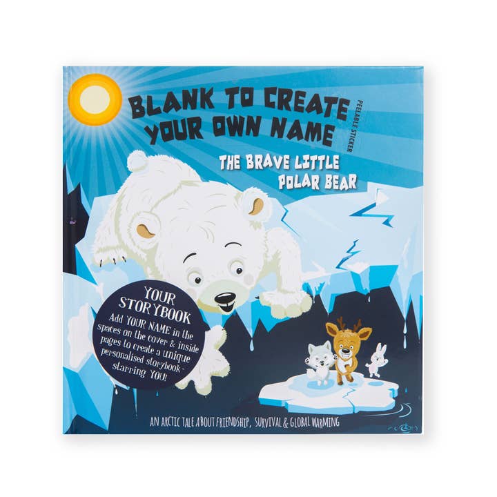 Polar Bear Storybook - Blank Male for wholesale by The H&H Group
