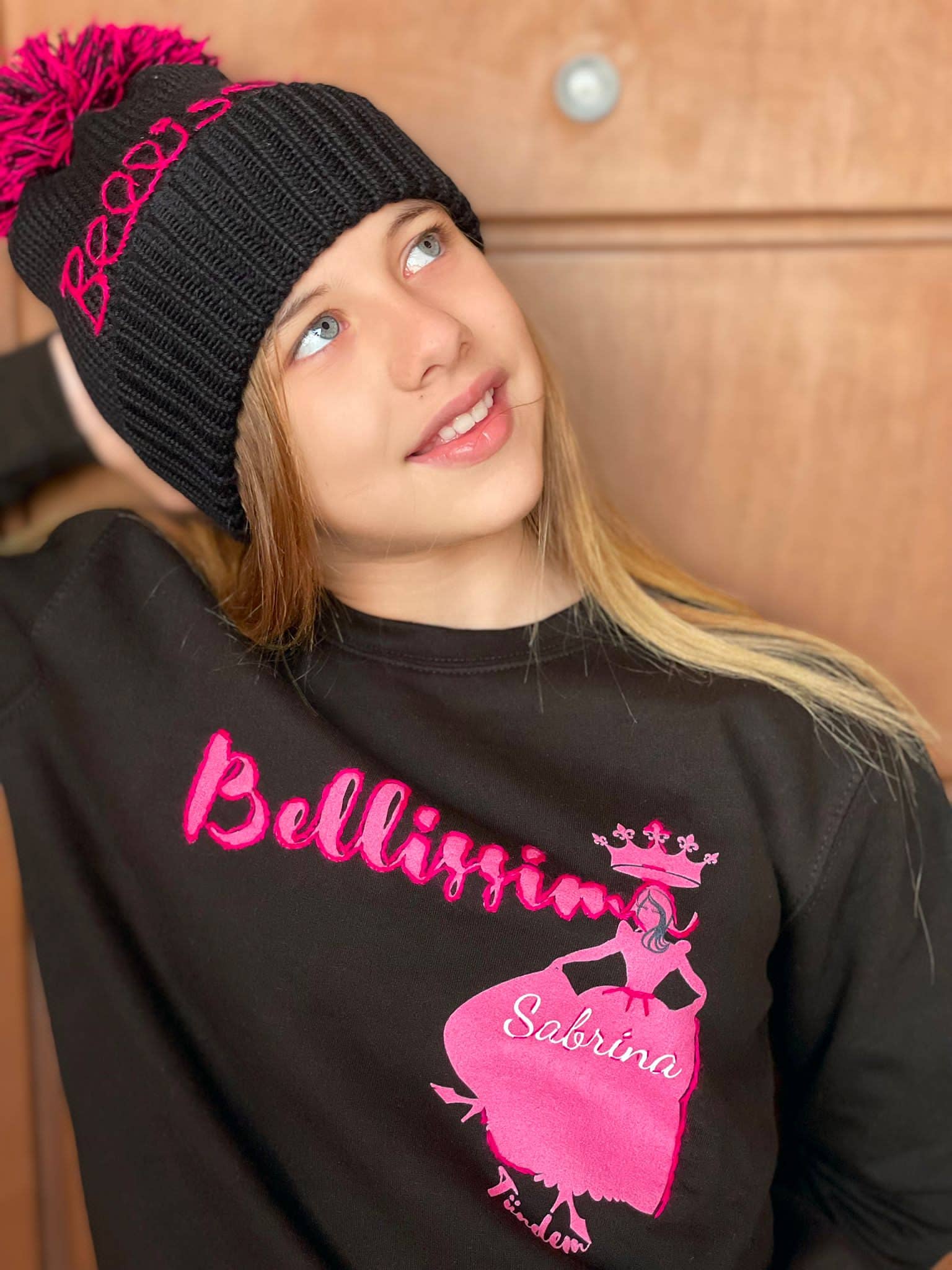 Tundem - Wholesale Beanie - Kids - Children's cap, Pom Pom, Merino Wool, Hand embroidered3