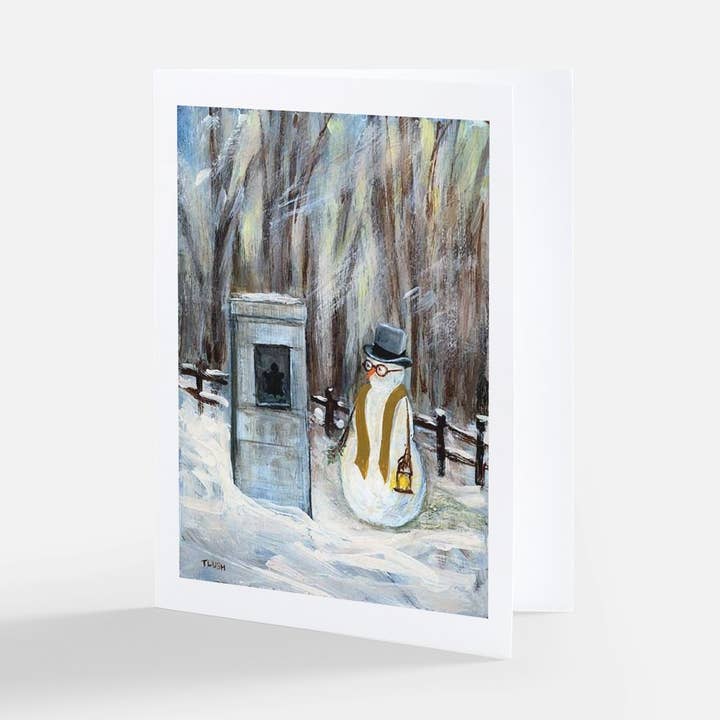 Carte-note vierge Frolic SnowPeople alias George Weymouth pour la vente par SnowPeople
