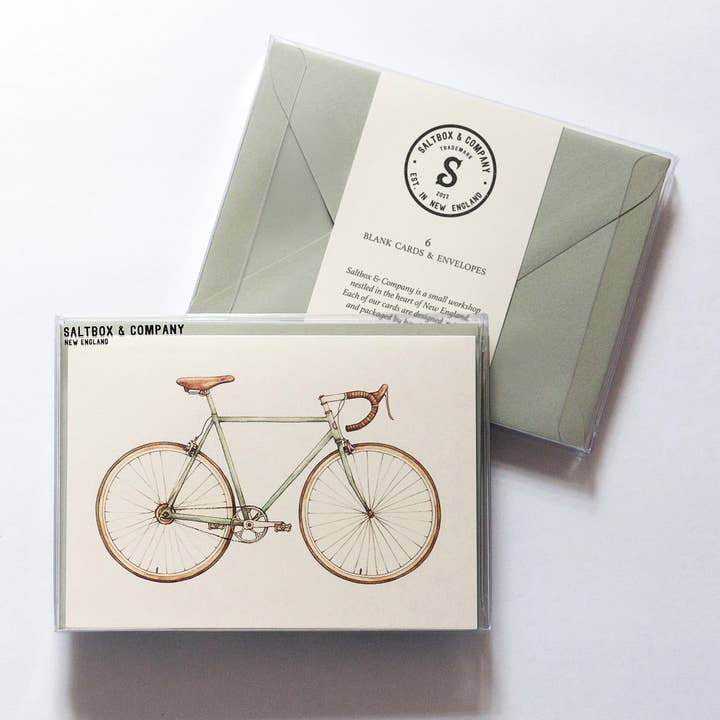 Roadie - Box of 6 Note Cards for wholesale by Saltbox & Company
