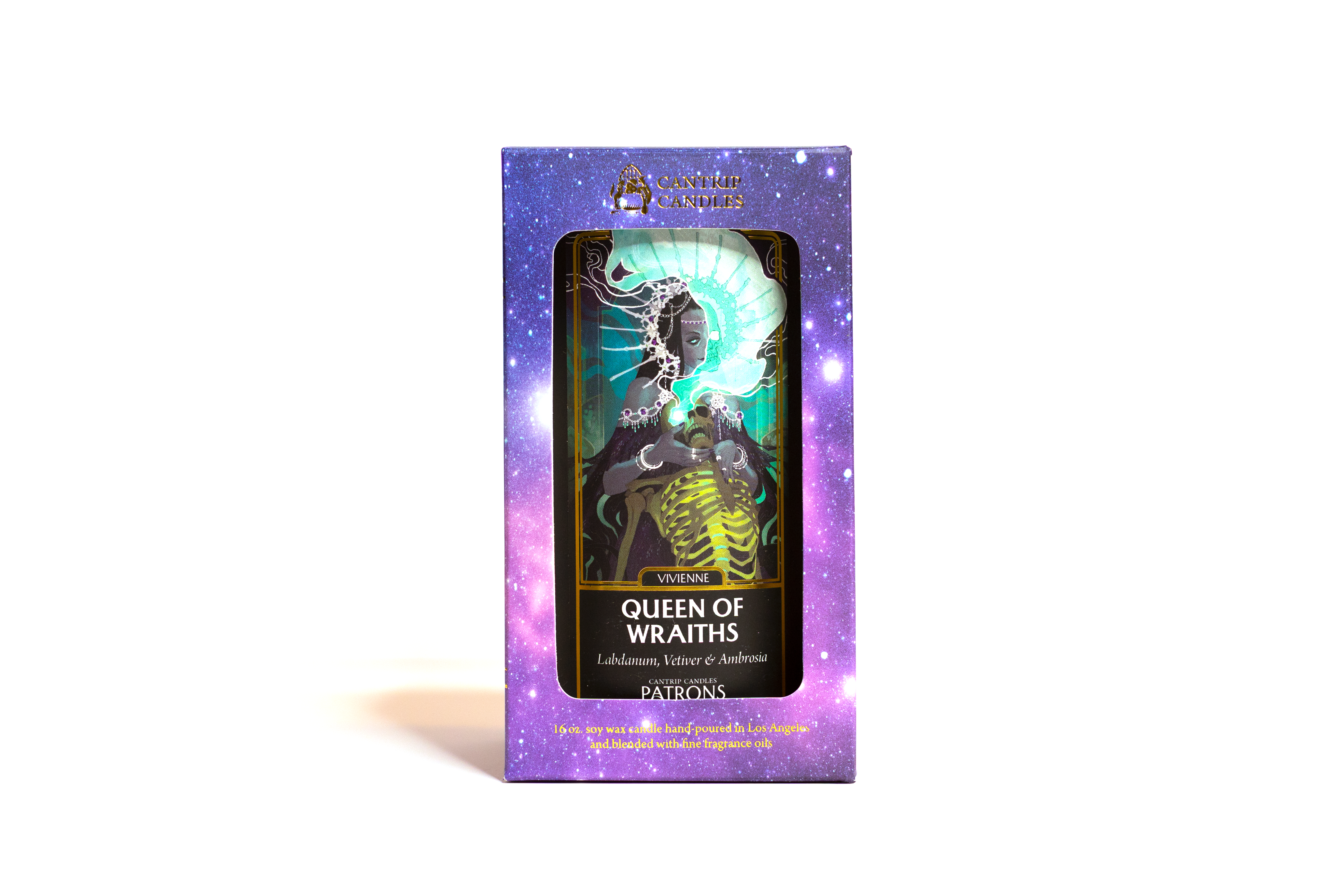 Cantrip Candles - Wholesale Jar/Filled Candle - Vivienne, Queen of Wraiths 16oz Candle1