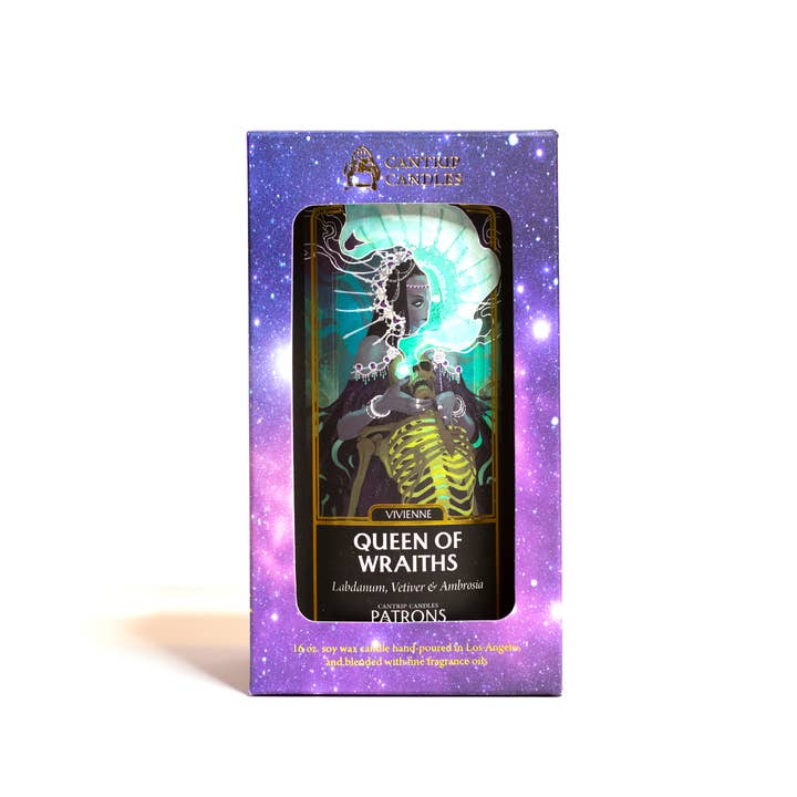 Cantrip Candles - Wholesale Jar/Filled Candle - Vivienne, Queen of Wraiths 16oz Candle1