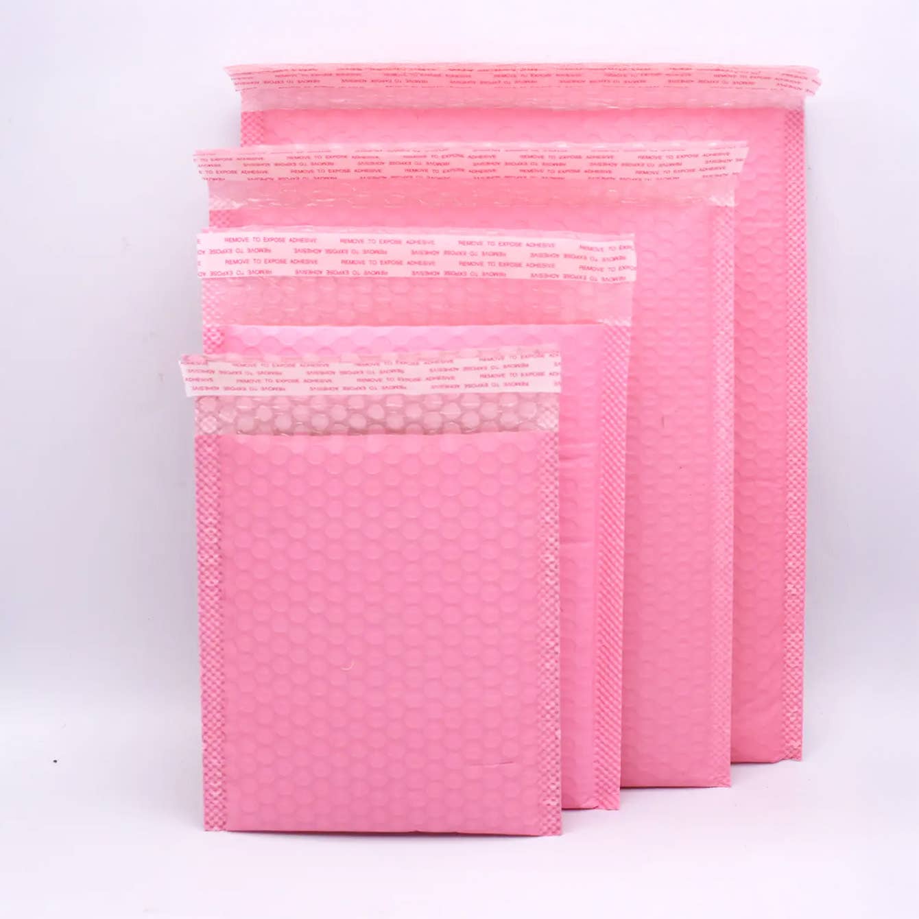 ByHome - Wholesale Envelopes - 25pcs, 4 sizes Pink self-seal adhesive padded bubble mailer 1