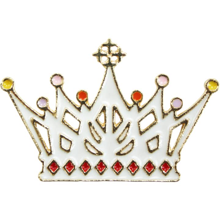 Épinglette en émail - Alice au pays des merveilles - Couronne de la Reine pour la vente par Square Deal Recordings & Supplies