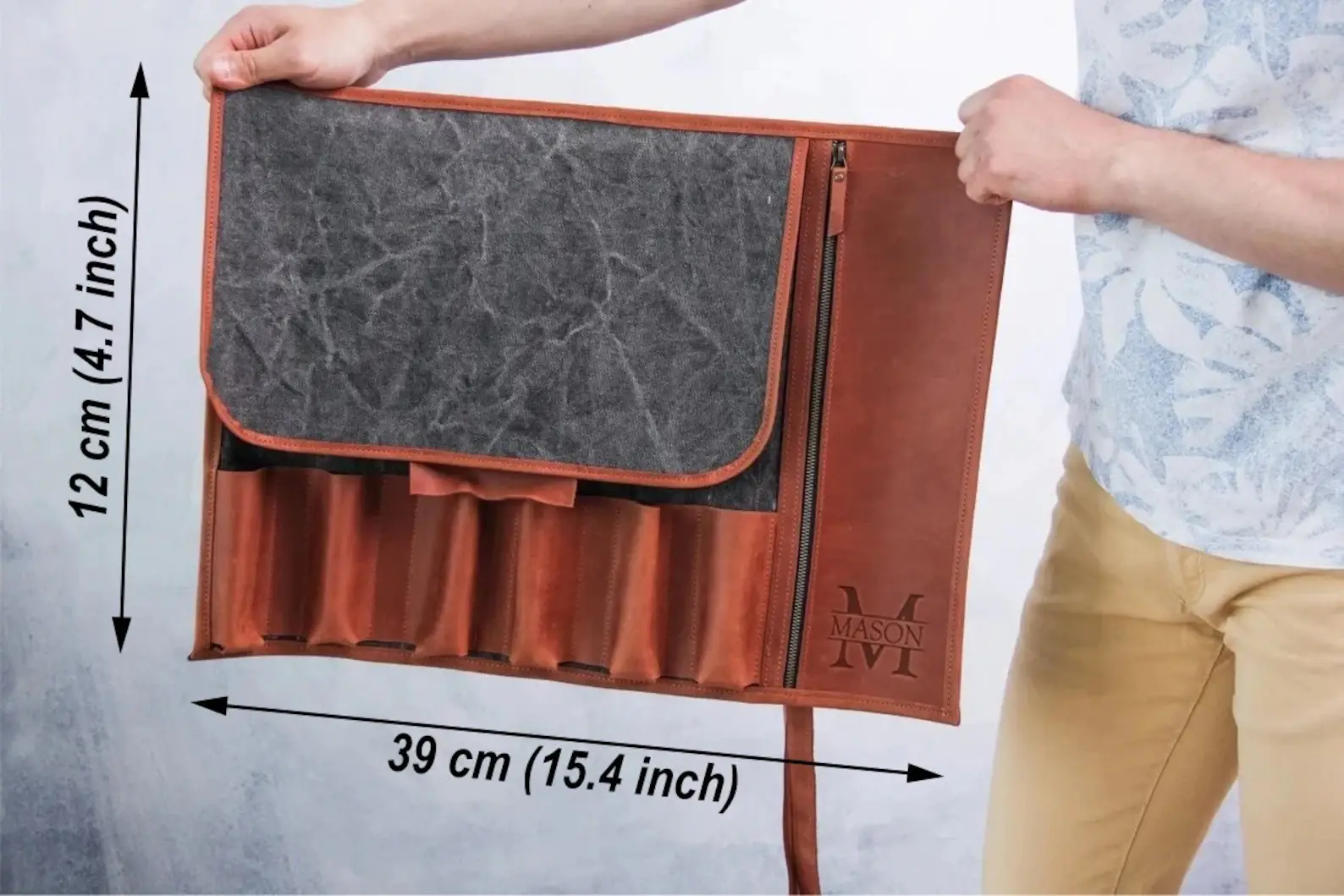 Pikore - Wholesale Kitchen Storage/Organizer - Canvas Chef Knife Roll5