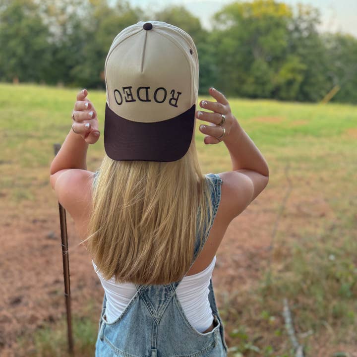 Rodeo Embroidered Trucker Hat for wholesale by Stitch Your Style