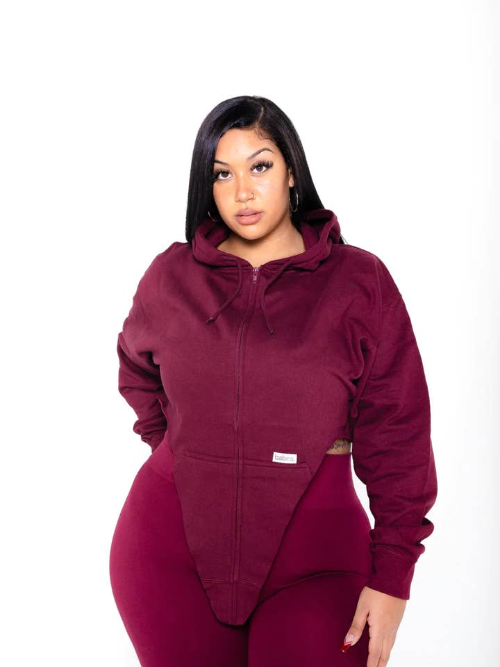 Babes - Wholesale Hoodie - Women's - LA Winter Hoodie (black)11