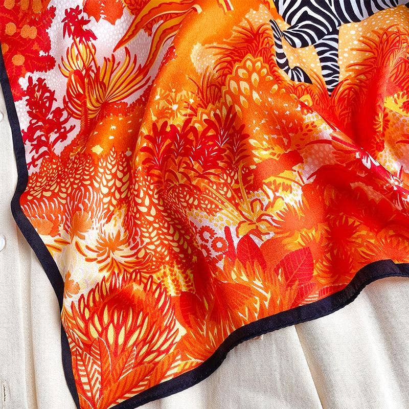 SueSilkHK - Wholesale Scarf - Women's - Zebra pattern 100% mulberry Silk Scarf/Silk head scarf/Silk hair scarf/Silk neck scarf/Mother's Day Gifts/Bag Accessory/Gift for her7