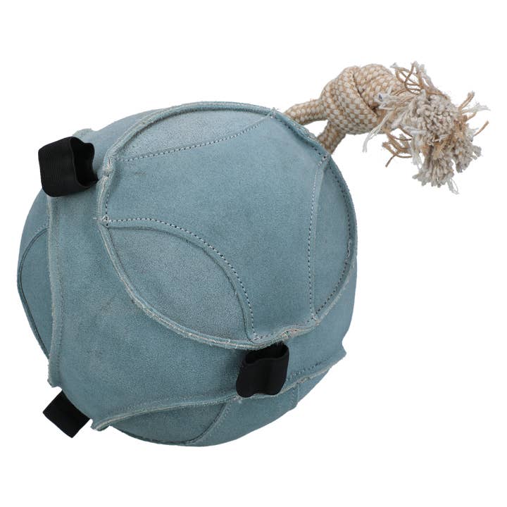 Excellent Horse Fun Play Ball Suede Blauw voor wholesale door Hofman Animal Care