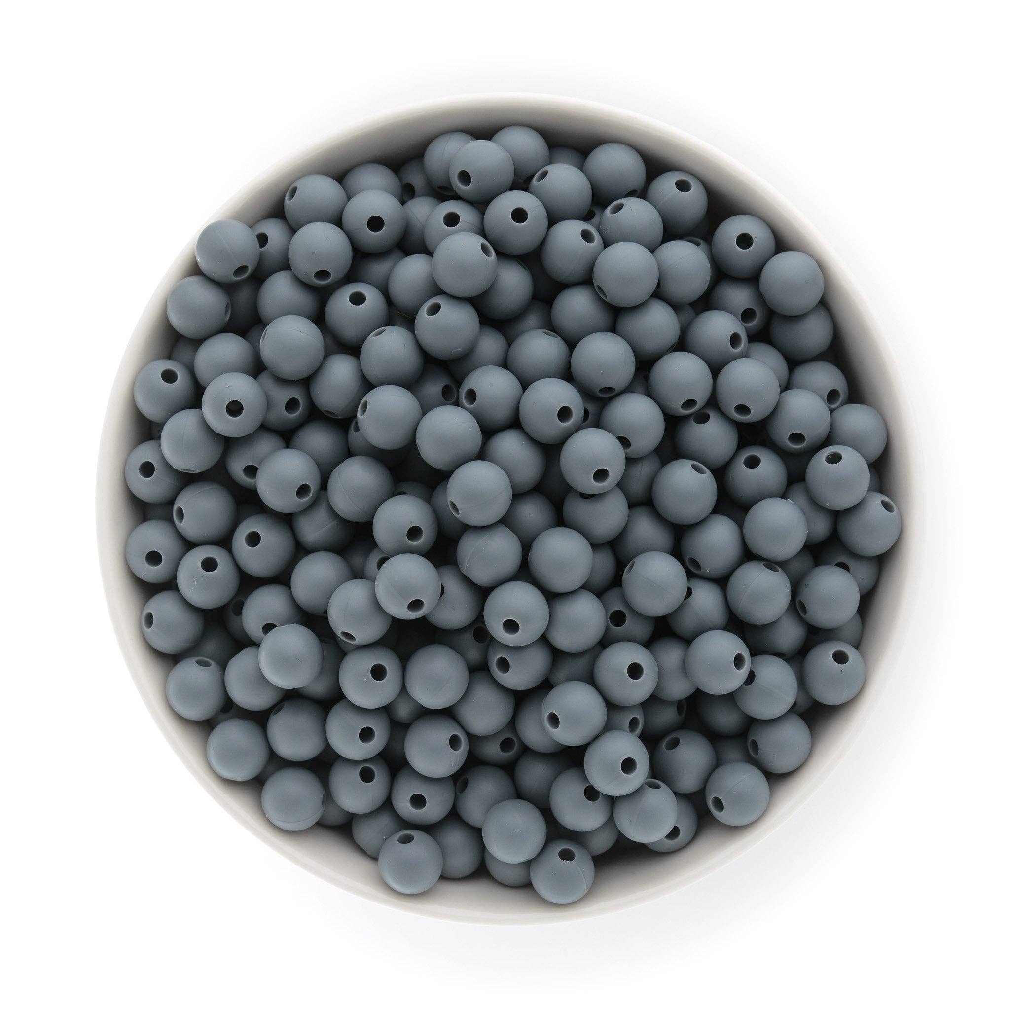 Cara & Co Silicone Craft Supply – Missangas por atacado – Contas redondas de silicone de 9 mm32