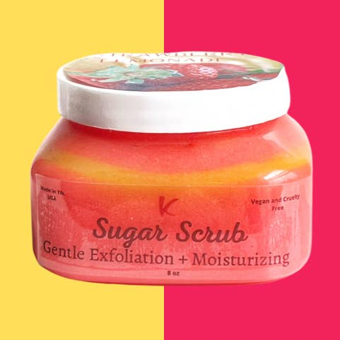 Sugar Scrub- Limonada de morango por atacado de Kbbodyessentials LLC